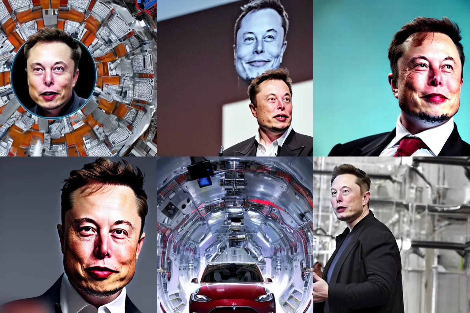 Prompt: Elon musk in the hell