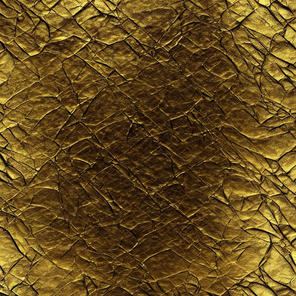 Image similar to seamless tileable texture of damaged metal gold, realistic, very detailed, beautiful, intricate details, sharp focus, substance designer, substance render, substance painter, marmoset, unreal engine, octane render