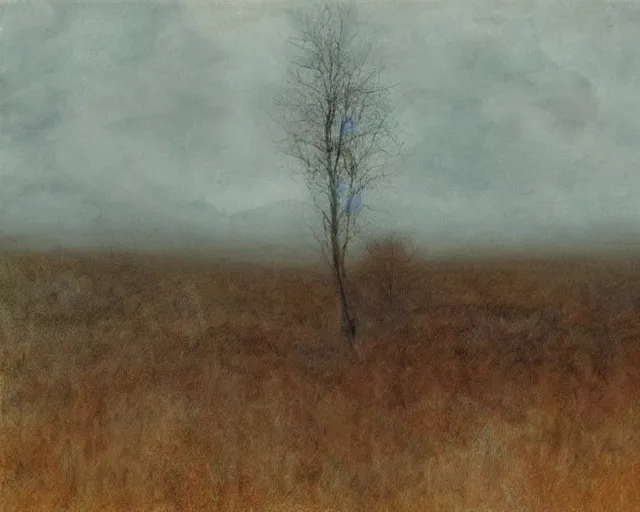 Image similar to A haunted landscape. Lisa Yuskavage.