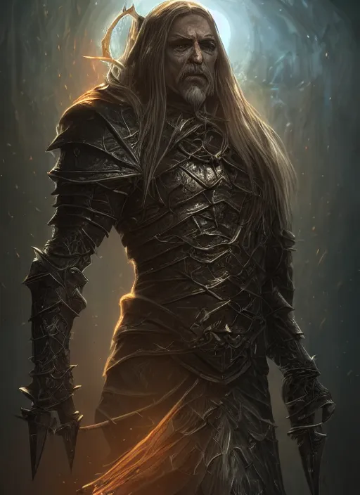 Prompt: death, ultra detailed fantasy, elden ring, realistic, dnd character portrait, full body, dnd, rpg, lotr game design fanart by concept art, behance hd, artstation, deviantart, global illumination radiating a glowing aura global illumination ray tracing hdr render in unreal engine 5