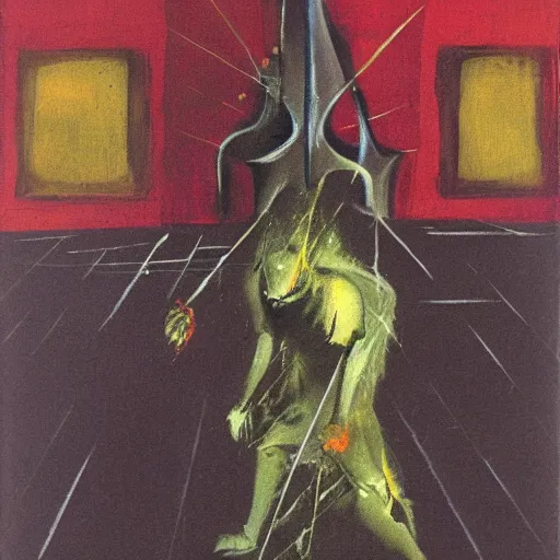 Prompt: dark souls by francis bacon