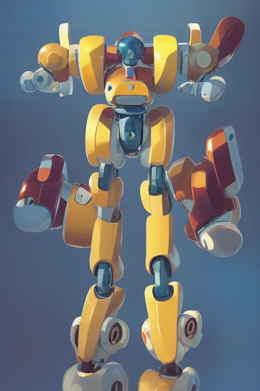 Image similar to metabots medabots medarotto medarot robot minimalist comics, behance hd by jesper ejsing, by rhads, makoto shinkai and lois van baarle, ilya kuvshinov, rossdraws global illumination ray tracing hdr radiating a glowing aura