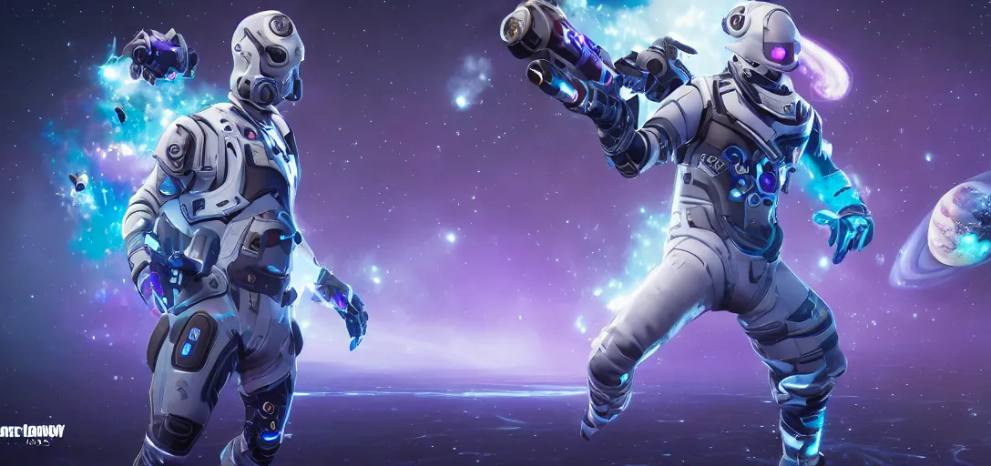 Image similar to character sheet concept art of a galaxy from fortnite wearing a white three - piece suit, realistic, hyperrealistic, photographic, costume, wlop, dan mumford, greg rutkowski, high detail, octane render, alexander mcqueen, james gurney, james jean, mucha, photo, 8 k, intricate