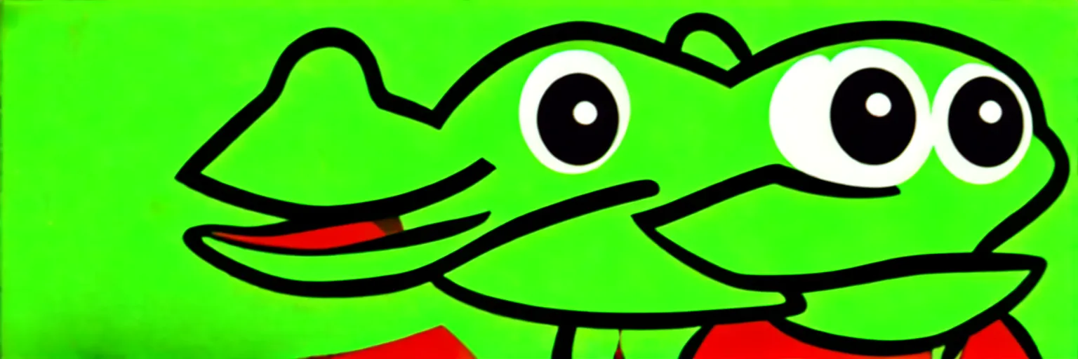 Image similar to happy pepe