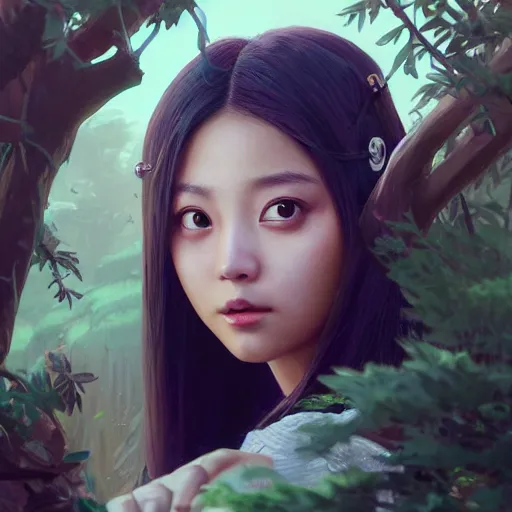 Prompt: highly detailed portrait of tzuyu from twice, stephen bliss, unreal engine, fantasy art by greg rutkowski, loish, rhads, ferdinand knab, makoto shinkai and lois van baarle, ilya kuvshinov, rossdraws, tom bagshaw, global illumination, radiant light, detailed and intricate environment