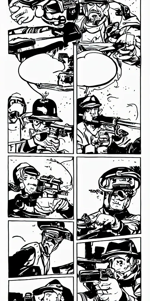 Image similar to pop smoke in the comic style
