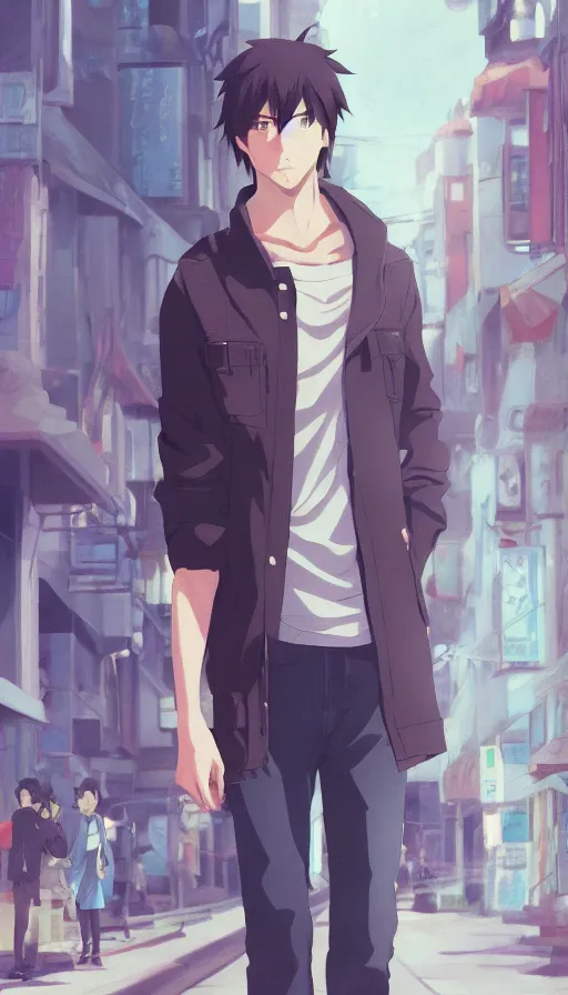 Anime boy KimDëHeizer - Illustrations ART street