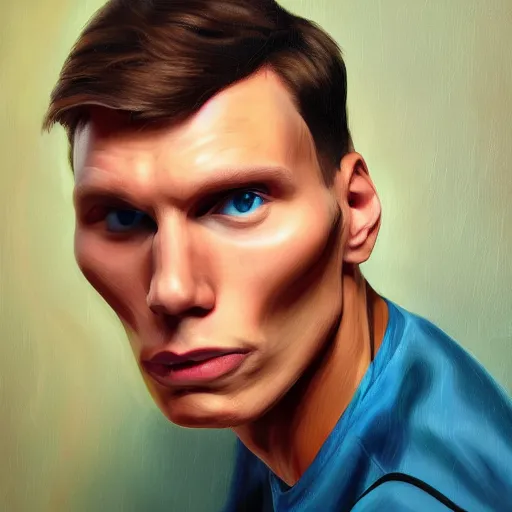 Prompt: Thinking Jerma, Jerma is Thinking, Thinking Jerma is Thinking, Jerma Thinking, Realistic, Hyperrealistic, Highly Detailed, Very Detailed, HD Quality, 8k Resolution, Digital Art, Oil Painting, Trending on Artstation, Real Life