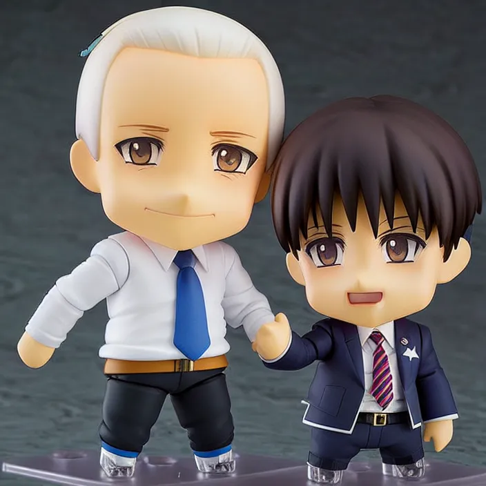 Image similar to anime nendoroid of joe Biden, fantasy, figuring