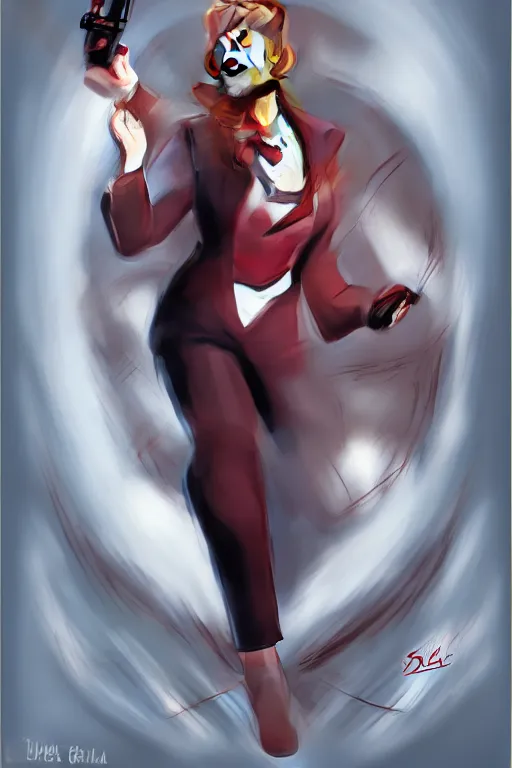 Image similar to Agent carter illustration concept art in the style of Julie Bell