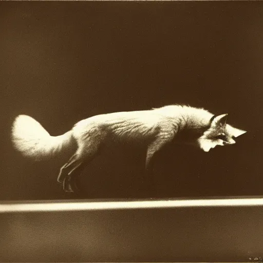 Image similar to 35mm photo of fox, IMAX, gelatine silver process, by Edward Sherriff Curtis