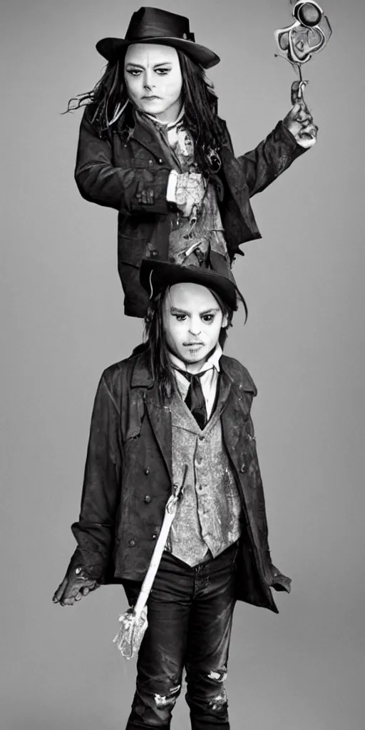 Image similar to mini Johnny Depp