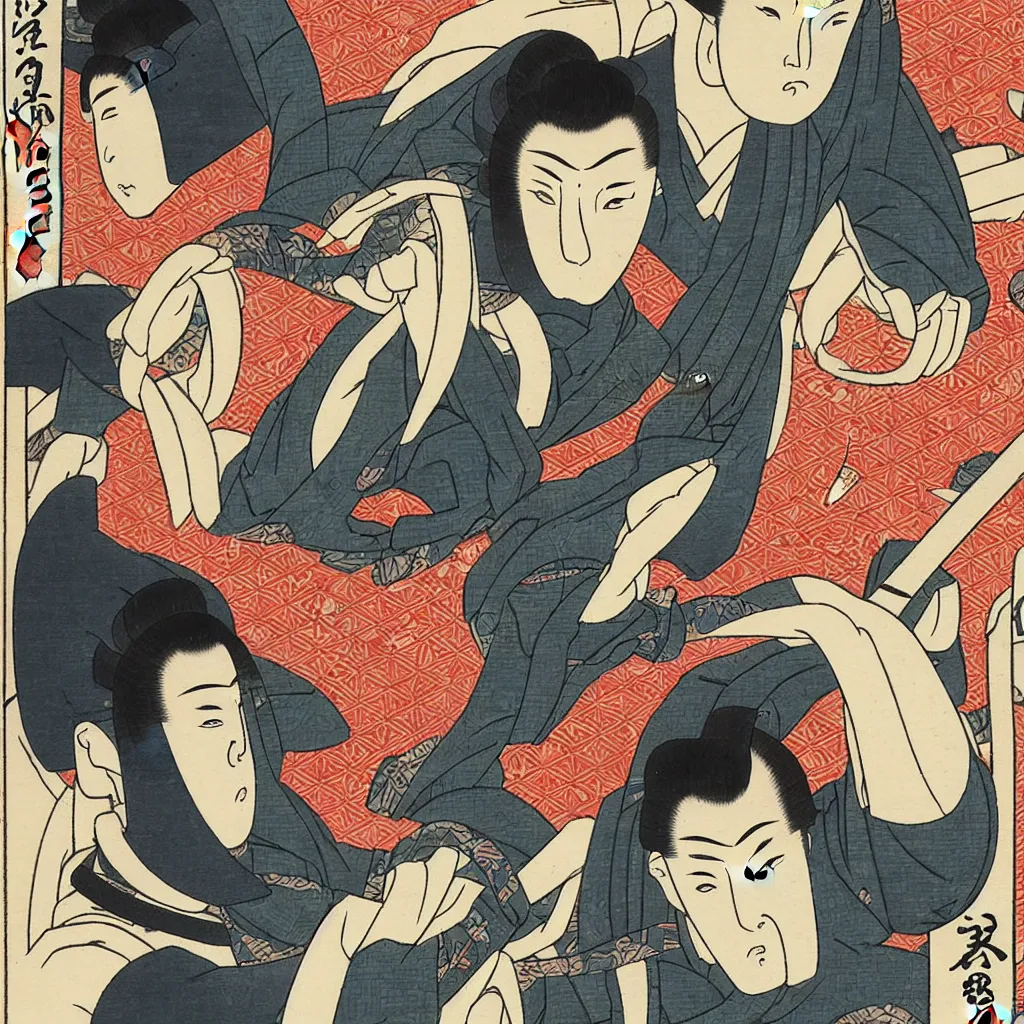 Image similar to ukiyo - e cyberpunk