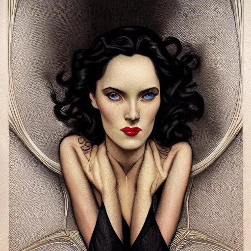 Image similar to a streamline moderne, ( art nouveau ), multi - racial portrait in the style of charlie bowater, and in the style of donato giancola, and in the style of charles dulac. intelligent, beautiful eyes. symmetry, ultrasharp focus, dramatic lighting, semirealism, intricate symmetrical ultrafine background detail.