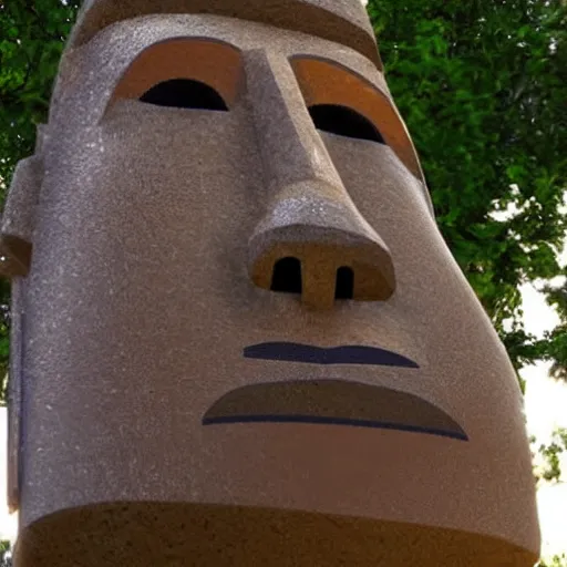 Easter Island Emoji 