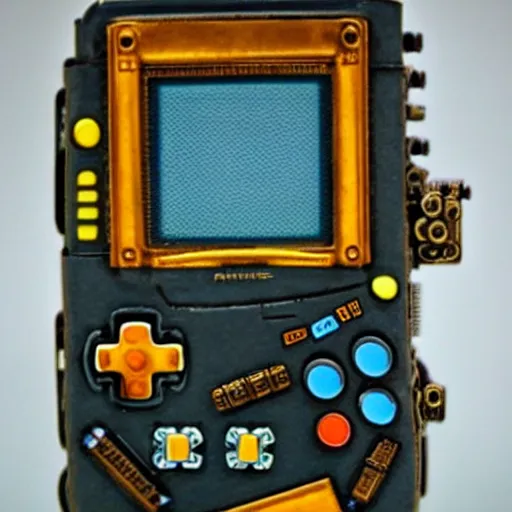 Image similar to steampunk gameboy