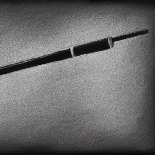 Image similar to a pencil sketch of a katana wielded by the dark lord