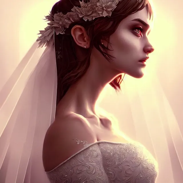 Prompt: epic professional digital art of 👰‍♀️👰‍♀️🥰,best on artstation, cgsociety, wlop, Behance, pixiv, astonishing, impressive, outstanding, epic, cinematic, stunning, gorgeous, much detail, much wow, masterpiece.