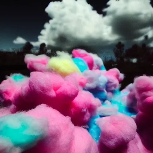 Image similar to world of cotton candy