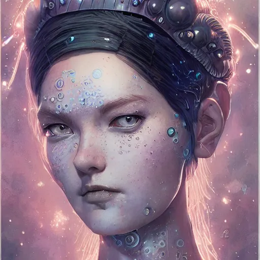 Image similar to alien water princess, detailed portrait, intricate complexity, by greg rutkowski, artgerm, ross tran, conrad roset, takato yomamoto, ilya kuvshinov. 4 k, beautiful, cinematic dramatic atmosphere, mcbess