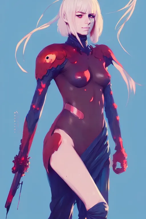 Image similar to a ultradetailed full body portrait of artoria pendragon, by conrad roset, greg rutkowski and makoto shinkai trending on artstation