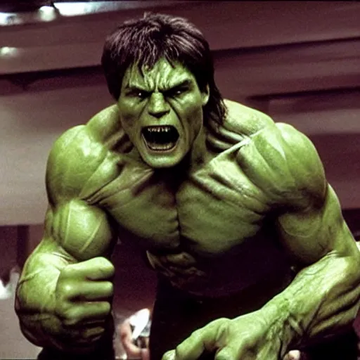 Image similar to tom cruise as the hulk