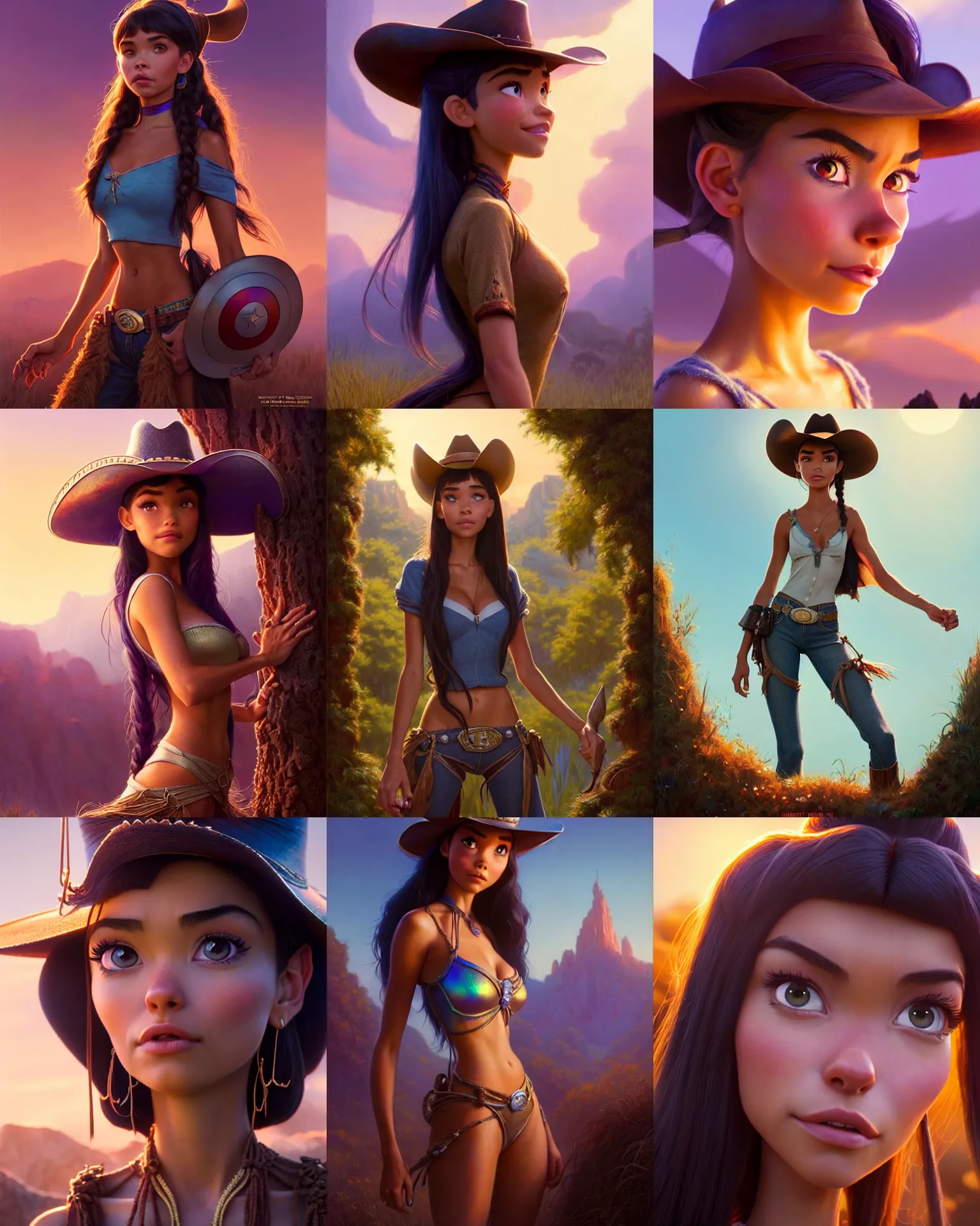 Prompt: weta disney pixar movie still portrait photo of madison beer : : as gogo cowgirl woman by pixar : : by weta, greg rutkowski, wlop, ilya kuvshinov, rossdraws, artgerm, marvel, maxim magazine cover, rave otufit, unreal engine, sweaty, iridescent, bright morning, anime, : :