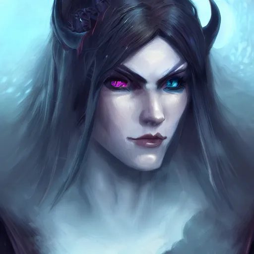 Prompt: Portrait of female rogue world of warcraft face, dark fantasy, intricate, elegant, highly detailed, digital painting, artstation, concept art, smooth, sharp focus, illustration, art by MasterHearthstone