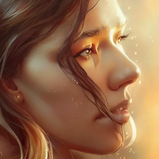 Prompt: beautiful young jessica alba, closeup, d & d, fantasy, intricate, elegant, highly detailed, digital painting, artstation, concept art, matte, sharp focus, illustration, art by artgerm and greg rutkowski and alphonse mucha