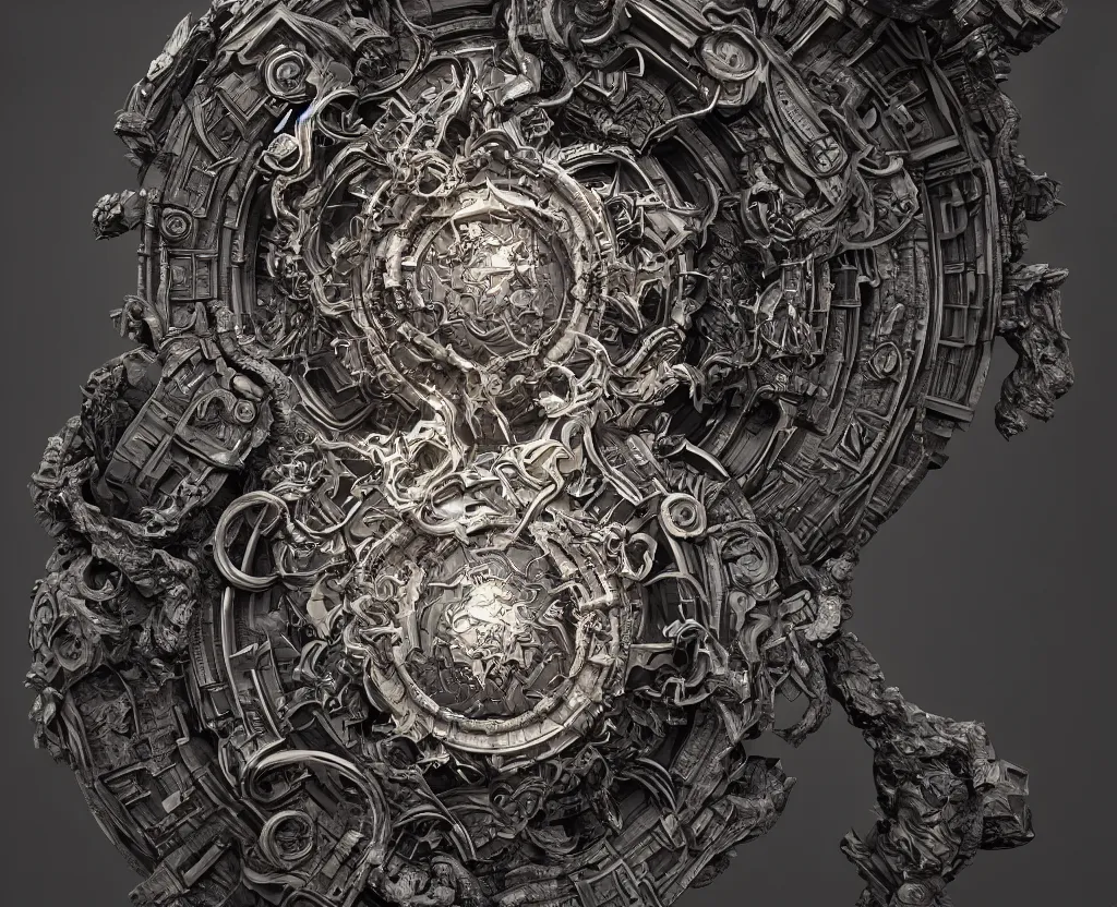 Image similar to an intricate chaos portal, very detailed, octane render, artstation, unreal engine 5