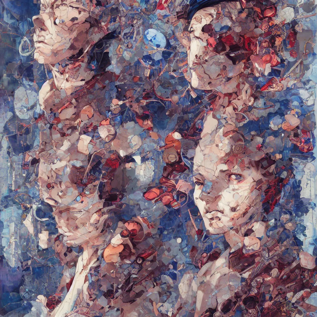 Image similar to citizen portrait soft light painted by james jean and katsuhiro otomo and erik jones, inspired by memories anime, smooth face feature, intricate oil painting, high detail illustration, sharp high detail, manga and anime 1 9 9 9