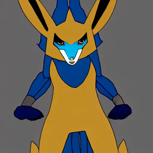 Prompt: lucario by loick mori