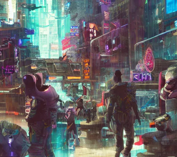 Image similar to high - resolution photograph from a cyberpunk era furry fandom convention ( midwest furfest 2 0 4 7 ), taking place after the genetic revolution and quantum singularity. photorealistic.