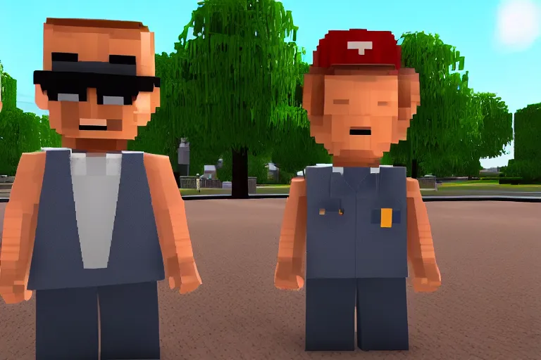 Image similar to ryan gosling roblox, in-game screenshot