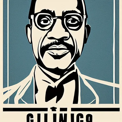 Prompt: Gustavo Fring by Saul Bass