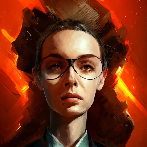 Image similar to concept art of scifi elite scientist by jama jurabaev, portrait, extremely detailed, studio light, trending on artstation, high quality, brush stroke