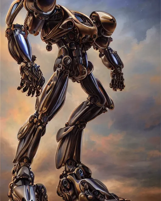 Prompt: mew two, smooth design, mecha by frank franzetta, biomechanical, 4 k, hyper detailed