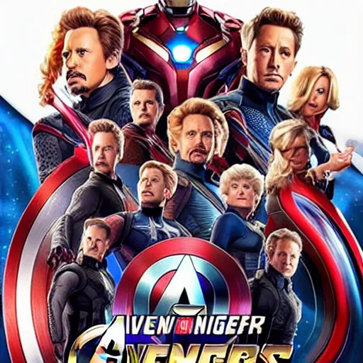 Prompt: Avengers Endgame (2019) played by the the Golden Girls