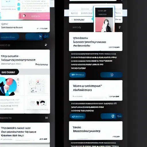 Prompt: News UI Design. UX Research. Mobile UI UX. Wireframe