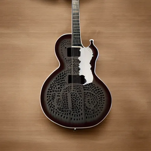 Image similar to guitar taken apart by todd mclellan