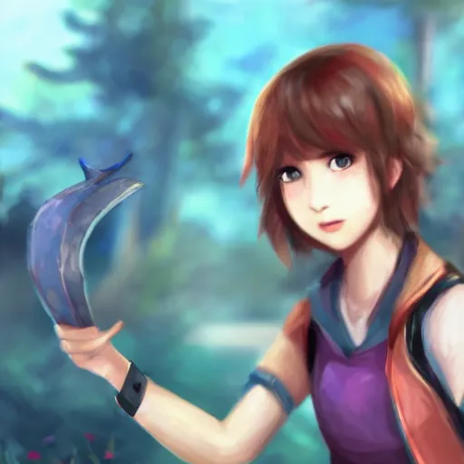 Image similar to Max Caulfield as a League of Legends champion