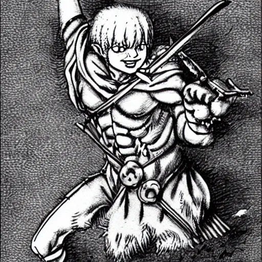 Image similar to Puck by Kentaro Miura