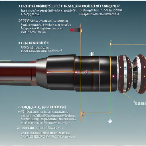 Prompt: schematic of a thermonuclear missile.