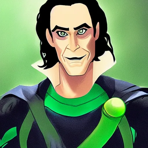 Prompt: Loki from Marvel Comics, Pixar