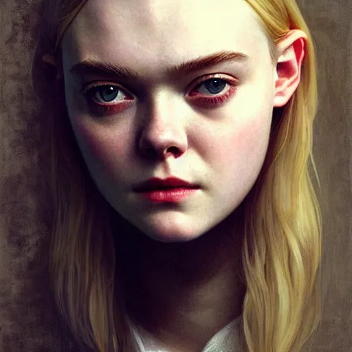 Prompt: symmetry!! portrait of elle fanning in the walking dead in the world of andrew wyeth, horror, fashion, dark!! intricate, elegant, highly detailed, digital painting, artstation, concept art, smooth, sharp focus, illustration, art by artgerm and greg rutkowski and alphonse mucha