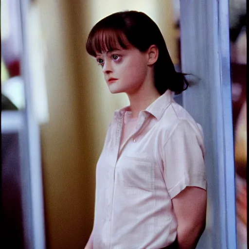 Prompt: Alexis Bledel in Twin Peaks (1990)