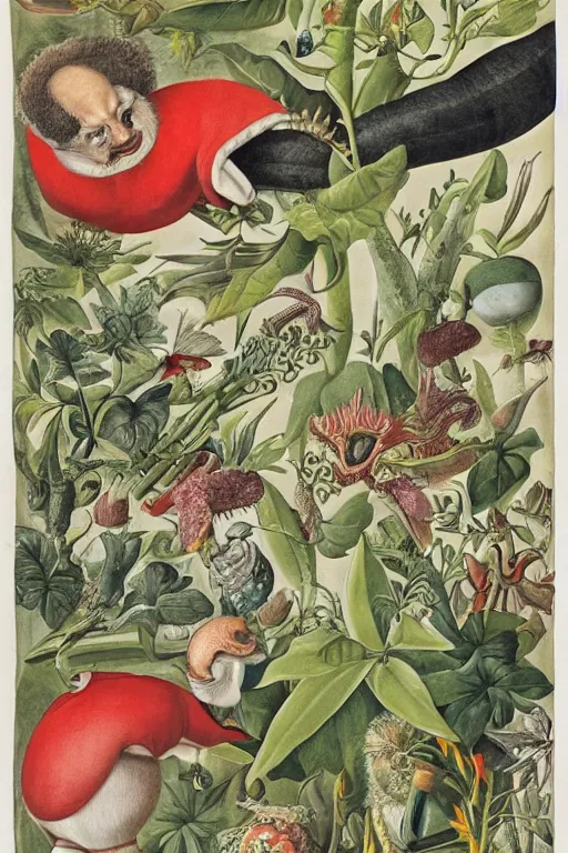 Image similar to dr robotnik, by maria sibylla merian