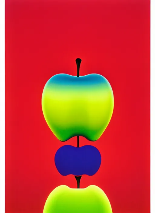 Prompt: apple by shusei nagaoka, kaws, david rudnick, airbrush on canvas, pastell colours, cell shaded, 8 k