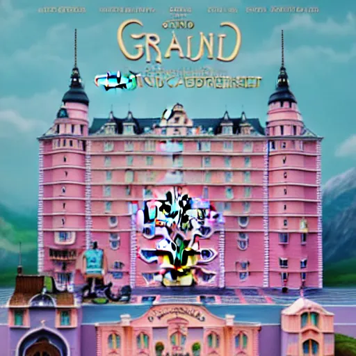 Image similar to grand budapest hotel claymation
