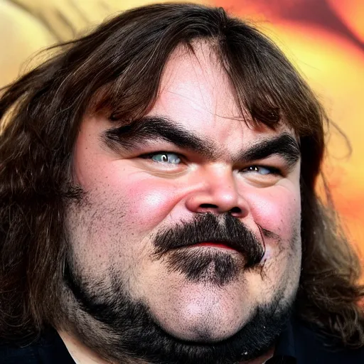 Image similar to jack black as a dwarf